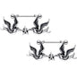 14G 7/8 Birds Nautical Star Dangle Nipple Shield Set