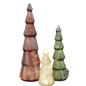Mercury Glass Tree Trio