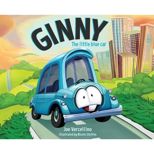 Ginny The Little Blue Car - Hardcover