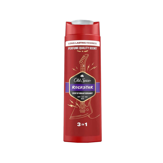 Old Spice Rockstar 3-in-1 Shower Gel and Shampoo for Men - 13.53 fl oz, Multi-Functional Personal Care