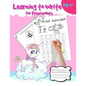 learning to write for preschoolers: Pink unicorn pre kindergarten workbook ages 3 to 5. Over 120 pages. Tracing lines, shapes, alphabet and numbers ac - Paperback