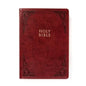 KJV Super Giant Print Reference Bible, Burgundy Leathertouch, Indexed - Imitation Leather
