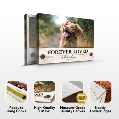 Custom Pet Memorial Sign Forever Loved