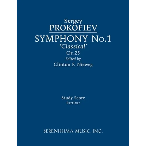 Symphony No.1, Op.25 'Classical': Study score - Paperback