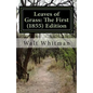 Leaves of Grass: The First (1855) Edition - Paperback