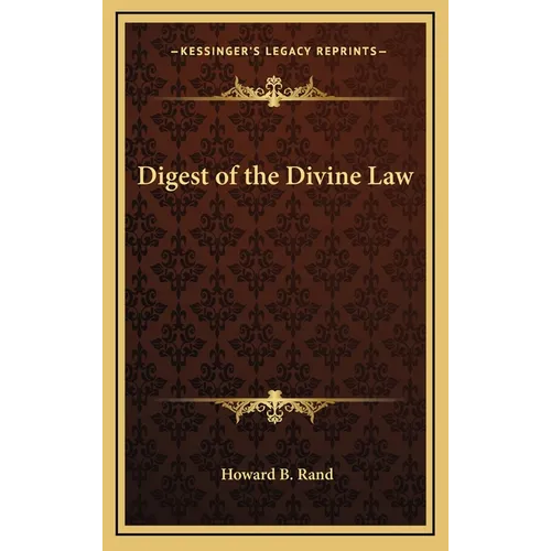 Digest of the Divine Law - Hardcover
