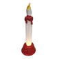 Light-Up LED Glittered 6 Inch Candle -