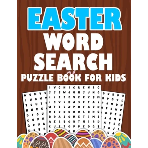 Easter Word Search Puzzle Book For Kids: Easter activity book for kids ages 6-12 To Learn Vocabulary and Improve Reading Skills Easter book for grade - Paperback