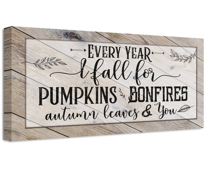 Every Year I Fall For - Canvas