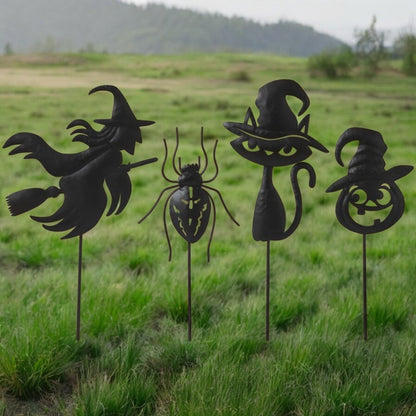 Metal Silhouette Yard Stake -