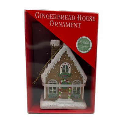 Gingerbread House Resin Ornament