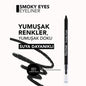 Flormar Smoky Eyes Carbon Black Waterproof Eyeliner - Rich Pigmentation for Stunning Eye Makeup | Ideal for Women and Teenagers
