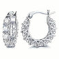 Exquisite Zirconia Hoop Earrings