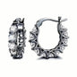 Exquisite Zirconia Hoop Earrings