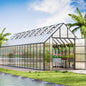 [10X36FT] Extra-Large Heavy-Duty Outdoor Walk-In Greenhouse With Adjustable Roof Vents, 4MM (SAK26174)