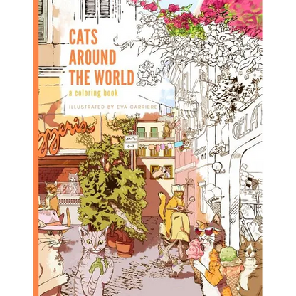 Cats Around the World: A Coloring Book - Paperback