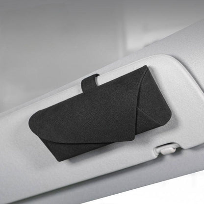 Suede Car Eyeglass Case