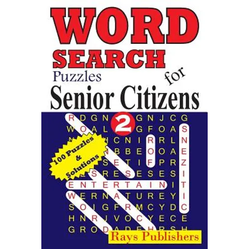 Word Search Puzzles for Senior Citizens 2 - Paperback
