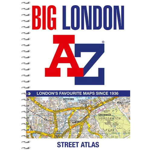 Big London A-Z Street Atlas - Spiral