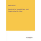 Records of the Tynwald & Saint John's Chapels in the Isle of Man - Paperback