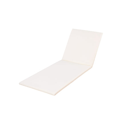 Outdoor Chaise Lounge Acacia Wood 79" 4-Position