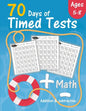 Math 70 Days of Timed Test: Addition and subtraction exercises for Grades K-2 (Ages 5-8), solving math problems by adding and subtracting numbers - Paperback