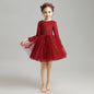 Children's Evening Dress Girl Princess Skirt Fluffy Yarn Children's Birthday