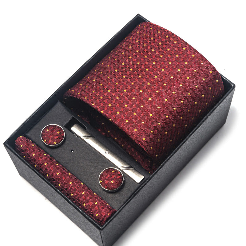 Direct-supply Mens Polyester Yarn-dyed Jacquard Formal Tie