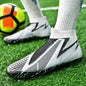 No Shoelace No Tie Socks Mouth Soccer Shoes Men