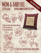 Mother and Baby Bee Hand Embroidery Patterns - Paperback