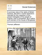 A Summary View of the Rights of British America. Set Forth in Some Resolutions Intended for the Inspection of the Present Delegates of the People of V - Paperback