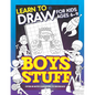 Learn To Draw For Kids Ages 6-9 Boys Stuff: Drawing Grid Activity Books for Kids To Draw Cool Boys Cartoons - Paperback