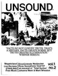 Unsound, Volume 1, #2 - Paperback
