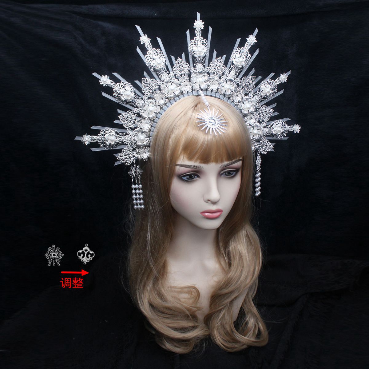 Handmade Sun Crown Accessory Kit Lolita Crown Supplies