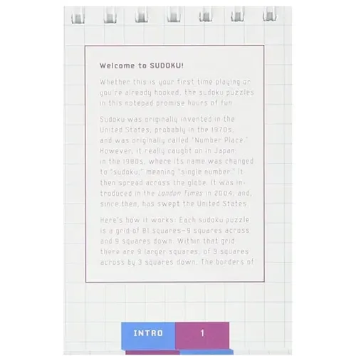 Sudoku: Medium to Hard - Novelty