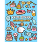 Cute Stuff Coloring Book: Adorable Coloring Book for Kids Such as Cute Food, Donut, Ice-cream - Paperback