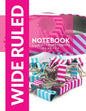 Wide Ruled Notebook - 3 Subject For Students - Paperback
