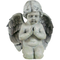 Sitting Cherub - 9.5 inch Garden Statue -
