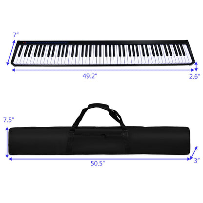 88-Key Portable Electronic Piano with Voice Function