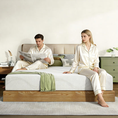 Mattress Memory Foam White Queen 10in Gel Cooling Layers