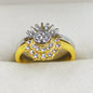 Sun And Moon Rings Couple Rhinestones Ring For Love Valentine's Day Jewelry