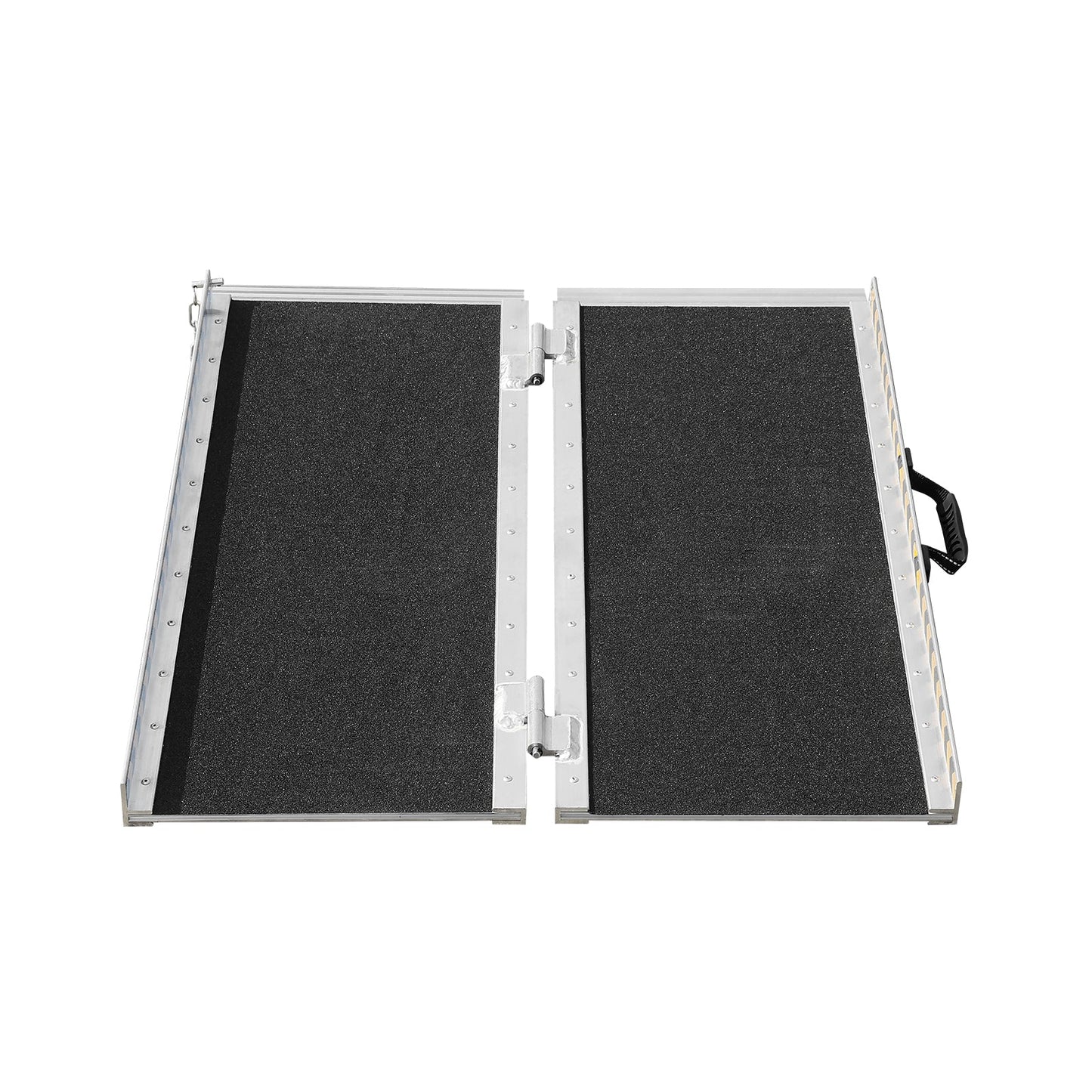 Wheelchair Ramp Aluminum 6 Ft Folding Non-Slip 800 Lb Capacity