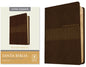 Santa Biblia Ntv, Edición Manual, Letra Gigante (Sentipiel, Café, Letra Roja) - Imitation Leather