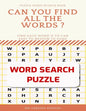 Puzzle Word Search Book Can You Find All the Words ? Find Each Word If Yo Can Easy to Medium to Hard Word Search Puzzle 100 Various Puzzles: Word Sear - Paperback