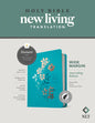 NLT Wide Margin Bible, Filament Enabled (Hardcover Cloth, Ocean Blue Floral, Indexed, Red Letter) - Hardcover
