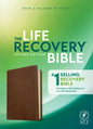 NLT Life Recovery Bible, Second Edition (Leatherlike, Rustic Brown) - Imitation Leather