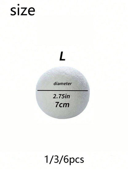 Wool Laundry Balls-White-3 Pack
