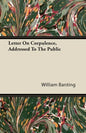 Letter On Corpulence, Addressed To The Public - Paperback