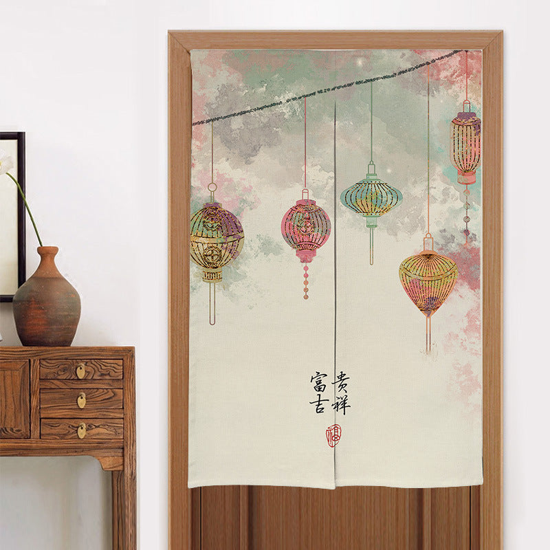 Chinese-Style Cloth Room Divider Panels