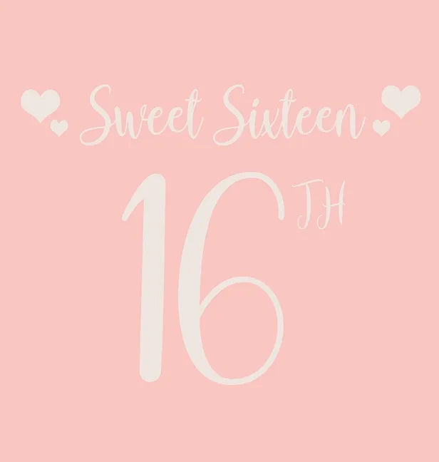 Happy 16th Birthday Guest Book (Hardcover): Sweet Sixteen Guest book, party and birthday celebrations decor, memory book, 16th birthday, happy birthda - Hardcover